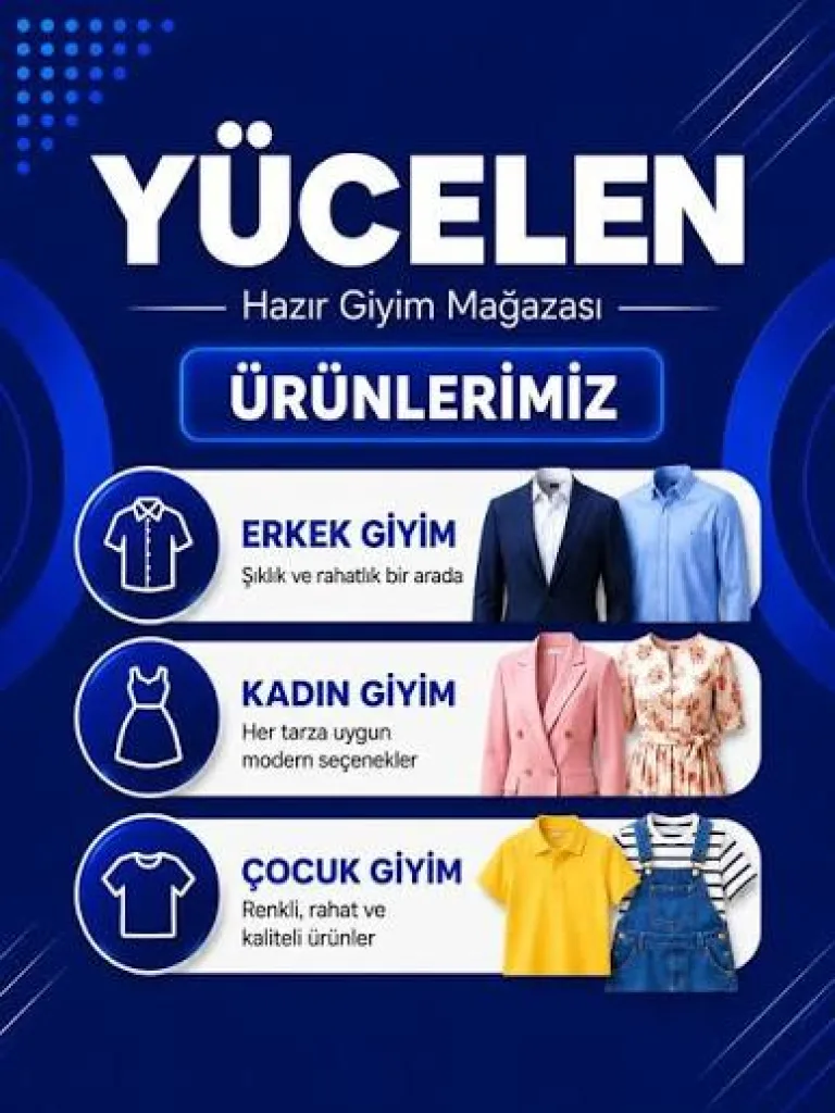 Yücelen Hazır Giyim Mağazası